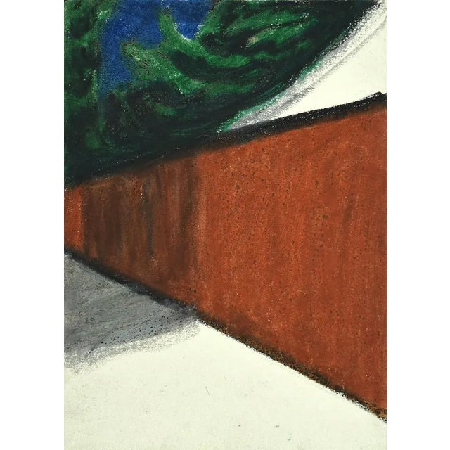 Composition - Original Mixed Media on Cardboard by Sun Jingyuan - 1970 1970s For Sale - Image 3 of 3