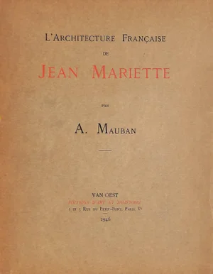 "L'Architecture Francaise De Jean Mariette" 1945 Mauban, A.