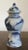 Blue 18th Century Chinese Kangxi Porcelain Blue & White Landscape Vase & Cover For Sale - Image 8 of 11