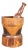 Vintage Mid-Century Modern Mortar and Pestle or Objet d'Art Hand Turned Wood For Sale