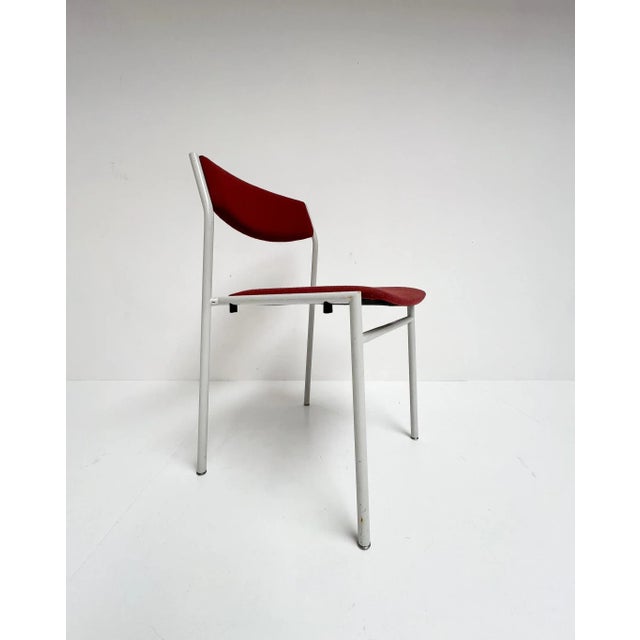 Metal Stackable Chairs by Gijs van der Sluis, 1970s, Set of 4 For Sale - Image 7 of 13