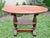 Brown Oval Pedestal Table in Mahogany For Sale - Image 8 of 8