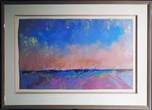 Mark Dickson Pastel Original Oil Pastel Drawing Hand Signed Artwork