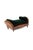 Leather and Brass Studded Daybed For Sale - Image 6 of 18
