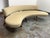 Mid-Century Modern Vladimir Kagan Style Mid-Century Modern Floating Curved Sofa For Sale - Image 3 of 12