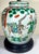 Green Antique 19th Century Chinese Famille Verte Ginger Jar Converted as Table Lamp For Sale - Image 8 of 12