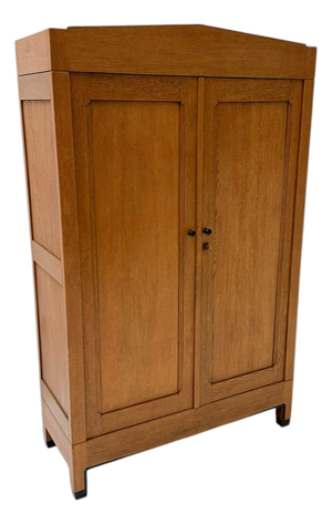 Art Deco Amsterdam School Armoire by Hildo Krop for Gebroeders Monsieur, 1920s
