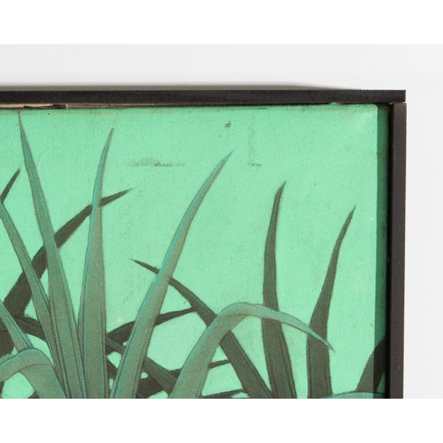Painting of a Lotus Pond With Birds by W. Kuparyadi For Sale In Indianapolis - Image 6 of 8