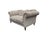 Tufted grey settee with rolled arms in great condition! Perfect neutral color for any space. Used in a staging job. We...
