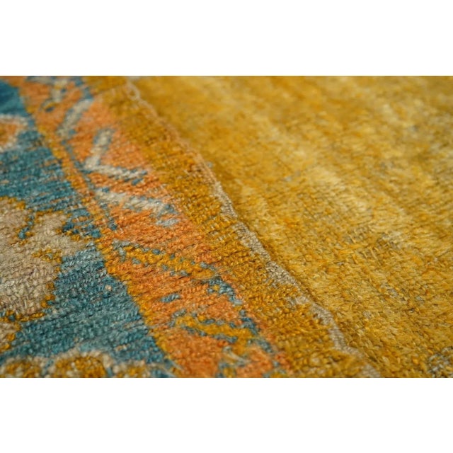 Antique Oushak Rug 3'3'' x 5' For Sale - Image 9 of 9