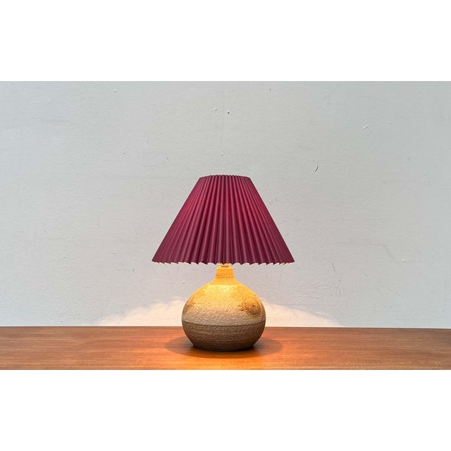Ceramic Mid-Century Modern Danish Studio Pottery Stoneware Table Lamp from Søholm, 1960s For Sale - Image 7 of 18