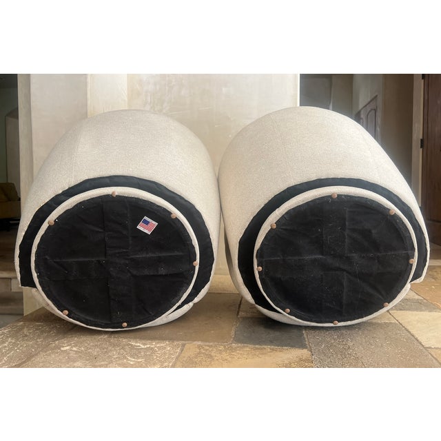 Nautilus Swivel Chairs, C. 1980's- Set of 2 For Sale - Image 16 of 16
