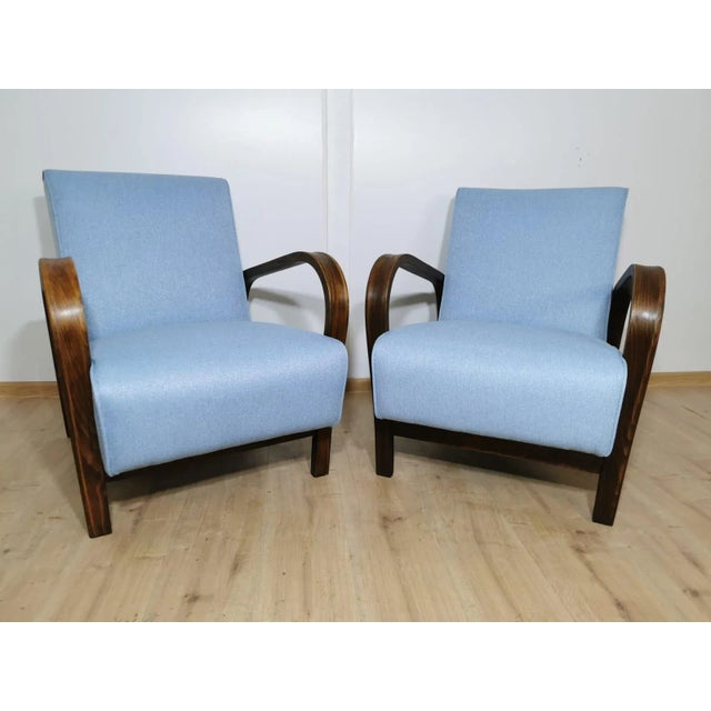 Set of Armchairs by Kozelka & Kropacek For Sale - Image 6 of 18
