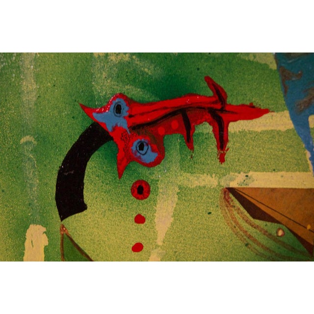 Black Leviticus, Late 20th-Century, Abstract Mixed Media on Wood by George De Goya, 1975 For Sale - Image 8 of 11