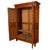 Brown Antique 19th Century French Faux Bamboo Pine Armoire Wardrobe Cupboard 1880 For Sale - Image 8 of 10