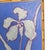 Art Nouveau Original Framed Botanical Iris Painting White Flower Wall Art by Tatiana Dupeault For Sale - Image 3 of 4