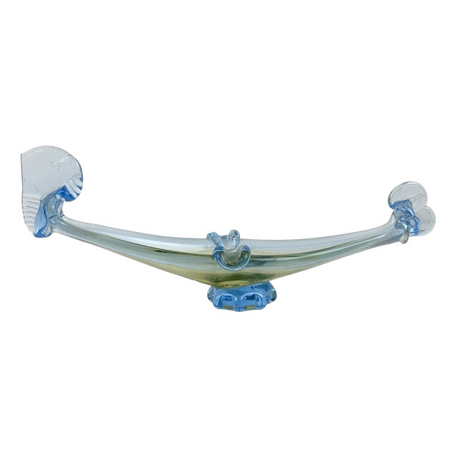 Murano Glass Gondola Ashtray, 1960 For Sale