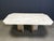 Vintage Italian Travertine and Brass Dining Table, 1970s For Sale - Image 6 of 7