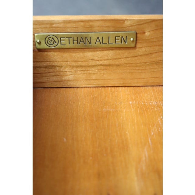 2010s Ethan Allen 1 Drawer Nightstand For Sale - Image 5 of 8