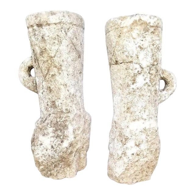 Masonry Garden Chairs from Italy - A Pair For Sale