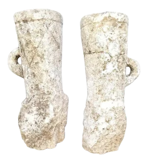 Masonry Garden Chairs from Italy - A Pair