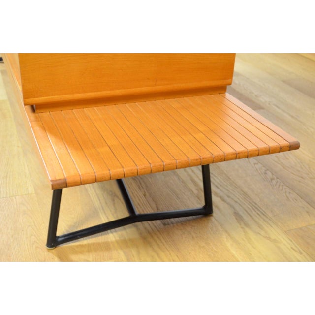 Wood Vintage Sideboard by René Godfrid Edition, France, 1950 For Sale - Image 7 of 9