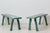 Antique Folk Art Pine Benches with Rococo Style Legs, 1860, Set of 2 For Sale - Image 4 of 10
