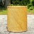 Coastal Vintage Coastal Pencil Reed Drum Side Table For Sale - Image 3 of 5