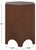 Contemporary Barahan End Table in Walnut For Sale - Image 3 of 7