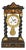 French Napoleon III Portico Barley Twist Clock For Sale