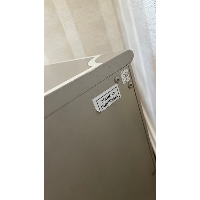 Greige Traditional Painted Chest For Sale - Image 8 of 14