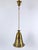 Metal Mid-Century Pendant Lamp in Brass and Crystal by Oswald Haerdtl for Lobmeyr, Austria, 1950s For Sale - Image 7 of 18