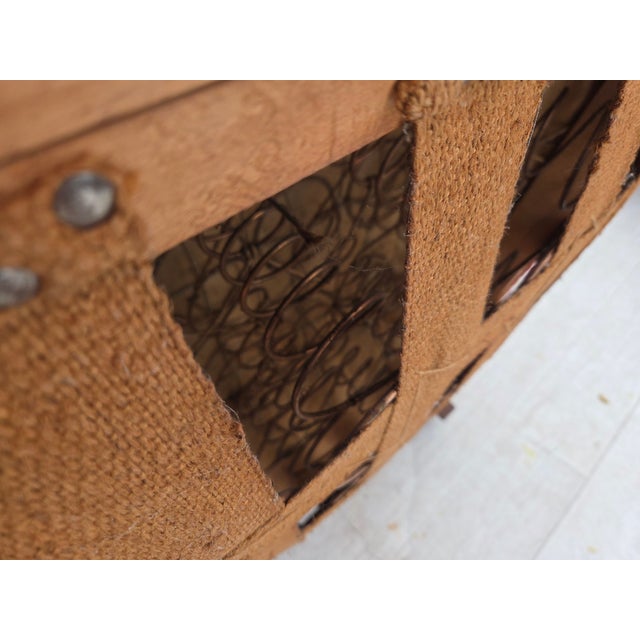 Danish Armchair in Red Wool with Oak Legs, 1950s For Sale - Image 13 of 18