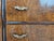 Chippendale Dressing Table in Walnut Burl and Brass, 1940 For Sale - Image 11 of 18