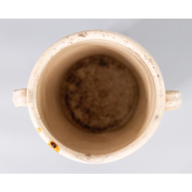 Antique 19th Century Italian Yellow Drip Confit Pot For Sale In Houston - Image 6 of 9