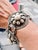 Vintage French Floral Medallion Bracelet, Attributed to Chanel, Acquired in Paris For Sale - Image 12 of 13