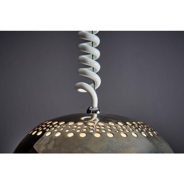 Fior di Loto Pendant in Nickel-Plated Brass for Flos, Italy, 1963 For Sale - Image 9 of 11