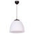 White Mid-Century Modern Pendant Light in Chrome and Steel with Opal Glass, Czech, 1960s For Sale - Image 8 of 8