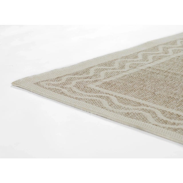 Erin Gates by Momeni Saybrook Ripple Grey Indoor/Outdoor Area Rug 5'3" X 7' For Sale - Image 11 of 12