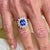 Natural Tanzanite Diamond Ring 6.5 14k W Gold 2.61 TCW Certified For Sale - Image 12 of 14