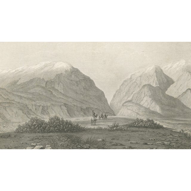 Mid 19th Century F.W. Egloffstein, Utah Landscape, Weber Canyon & Great Salt Lake Valley, 1861, Print For Sale - Image 5 of 10