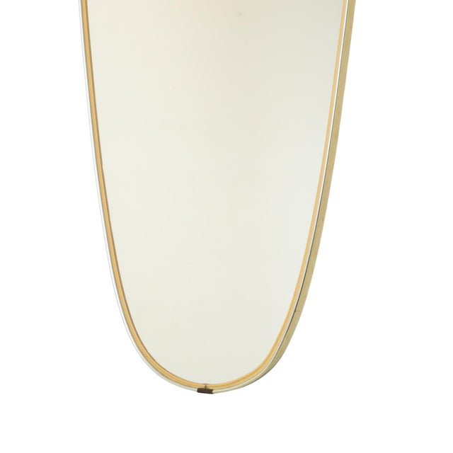 Vintage Rockabilly Freeform Mirror in Gold, 1950s For Sale - Image 6 of 13