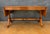 1950s Spanish Drop-Leaf Writing Table with Leather Top, Mid-20th Century For Sale - Image 5 of 10