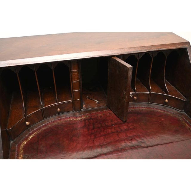 Antique Georgian Bureau Desk, 1790 For Sale - Image 9 of 13