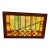 Antique Willet Studio Slag Glass Window Panel in Hand-Crafted Maple Frame – Piece 2 of 2 For Sale
