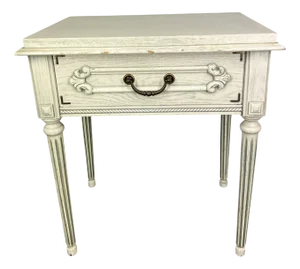 Vintage Bedside Table in Wood