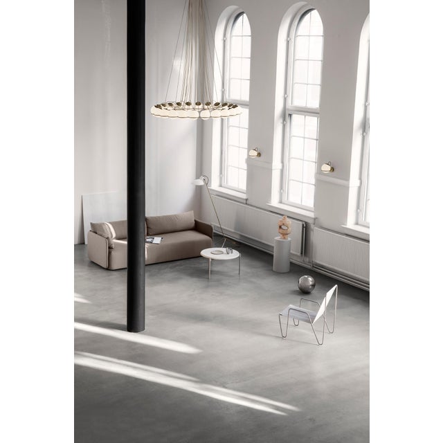 Gino Sarfatti Model 237/2 Wall Light in Opaline Glass and Aluminum by Gino Sarfatti For Sale - Image 4 of 13