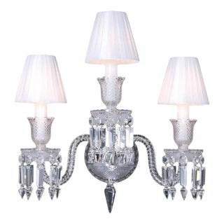 Collection Regina Wall Lamp in Metal and Crystal by Jago For Sale