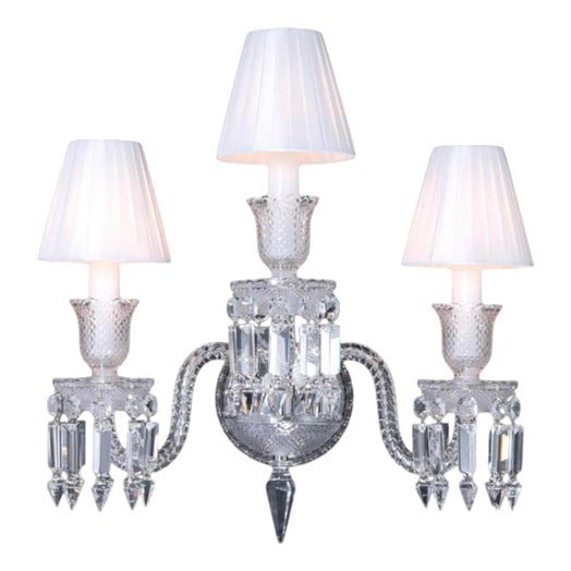 Collection Regina Wall Lamp in Metal and Crystal by Jago For Sale