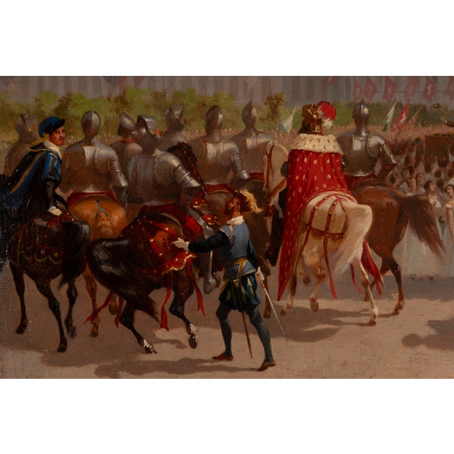 Auguste Doviane, Parade in Geneva, Oil Painting For Sale - Image 6 of 18